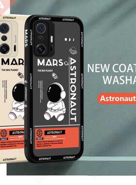 Cute Astronaut Silicone Case For Xiaomi Redmi Note 10 9 8 Pr