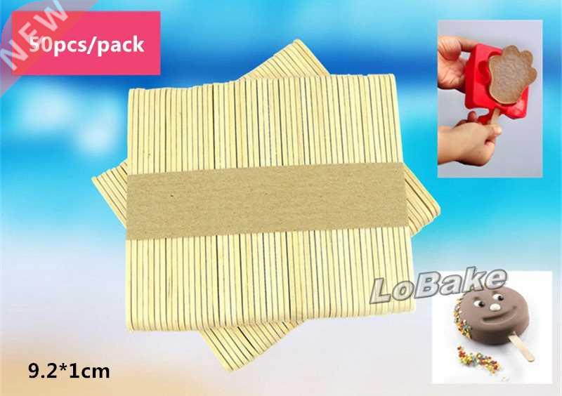 (10packs/lot) High quality original wooden ice cream sticks