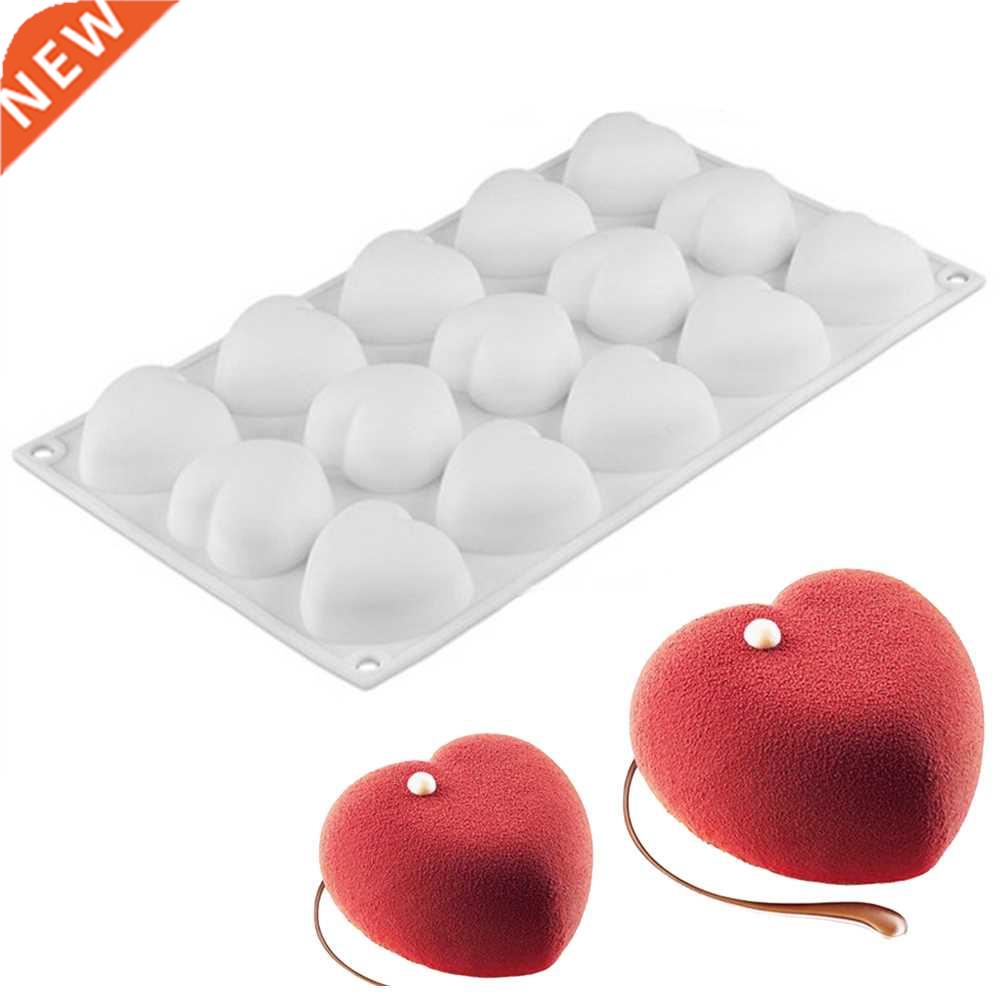 1PC 15-Cavity Het Shape Silicone Cake Mold Chocolate