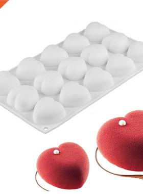 1PC 15-Cavity Het Shape Silicone Cake Mold Chocolate