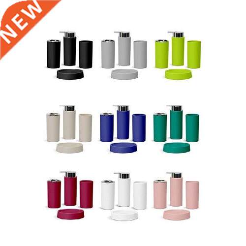 Solid Color Bathroom Toiletry Set Plastic Mouthwash Cup