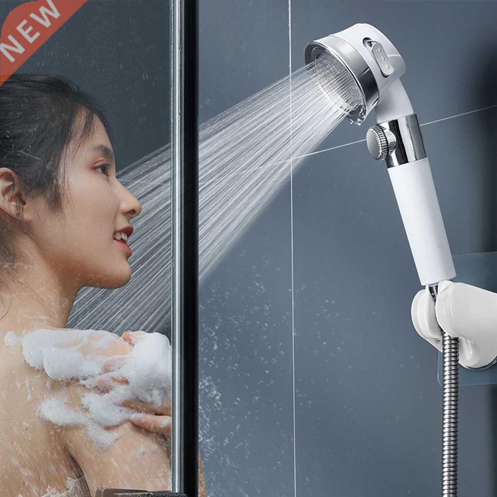 3 Modes Pressurized Shower Head Water Saving Jetting