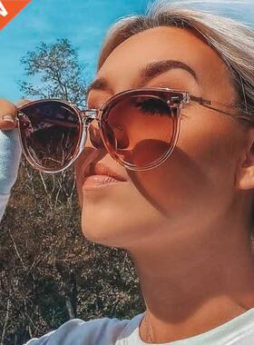 2022 New Polarized Sunglasses Woen en Fashion Round Faale