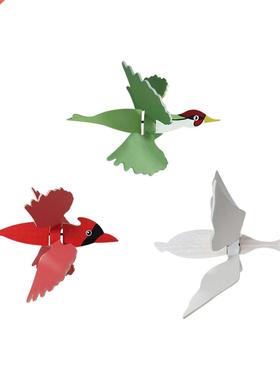 Fashion Seabird Windmill Wooden Garden Ornaments Park