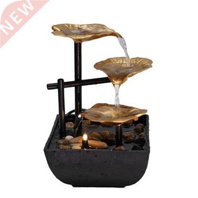 Indoor 3-Tier Tabletop Fountain, Automatic Pump with Power