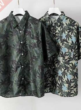 Summe r Print Short Sleeve Shirt Casual Versatile Shir t2022