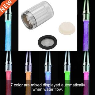 Light-up LED Water Faucet Changing Glow Kitchen Shower Tap W