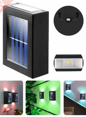 Outdoor Solar Wall Lights for Deck Patio Stairs Yard Solar