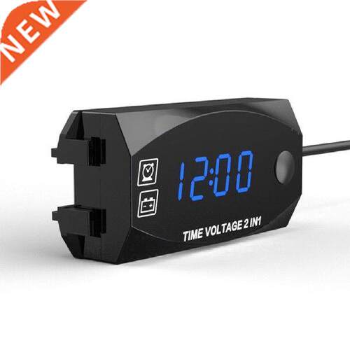 Motorcycle Voltmeter LED Digital 9-24V IP67 Waterproof