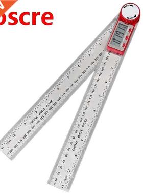 0-200/00/500mm Angle Finder Ruler Metric Inch Scale Protrac
