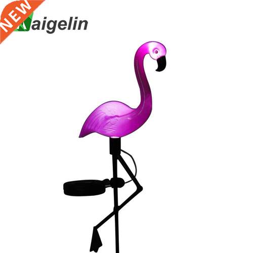 LED Solar Garden Light Simulated Flamingo Lawn Lamp