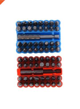 33pcs Torq Torx Hex Star Spanner Electric Screwdriver Magnet