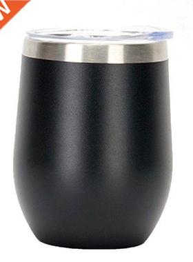 Stainless Steel Double-layer U-shaped Eggshell Thermos Cup