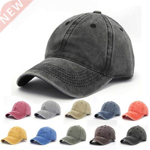 Baseball Cap Snapback Hat Spring Autumn Cap Pure color cowbo