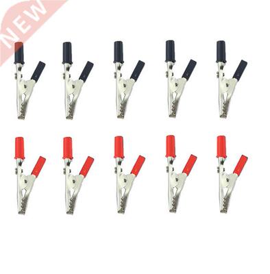 IMC Hot 10 pcs 50mm Plastic Handle Test Probe Metal Alligato