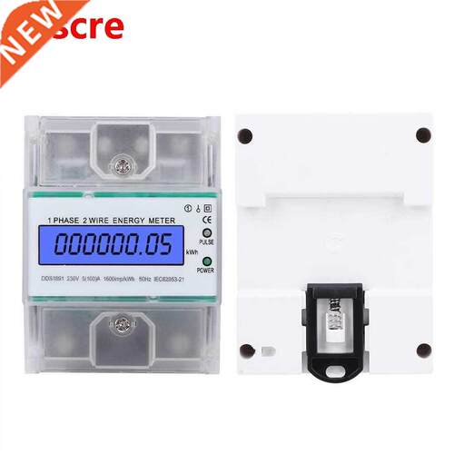 switch wireless switch Single Phase Din Rail Energy Meter 4P