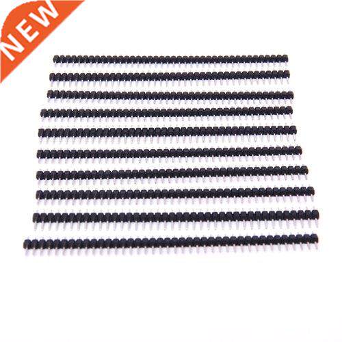 10pcs 40-pin Male Pin-head of single line band of 2.54 mm he