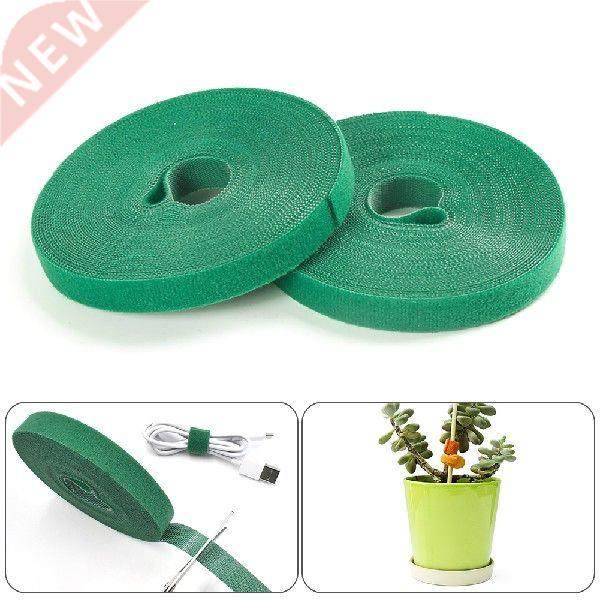 Green Plant Nylon Cable Tie Hook Loop Garden Bamboo Cane