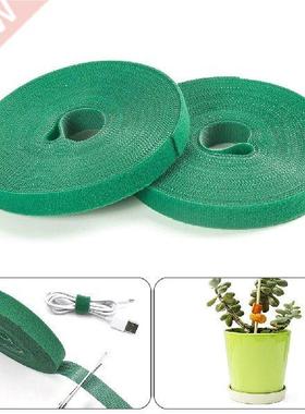 Green Plant Nylon Cable Tie Hook Loop Garden Bamboo Cane