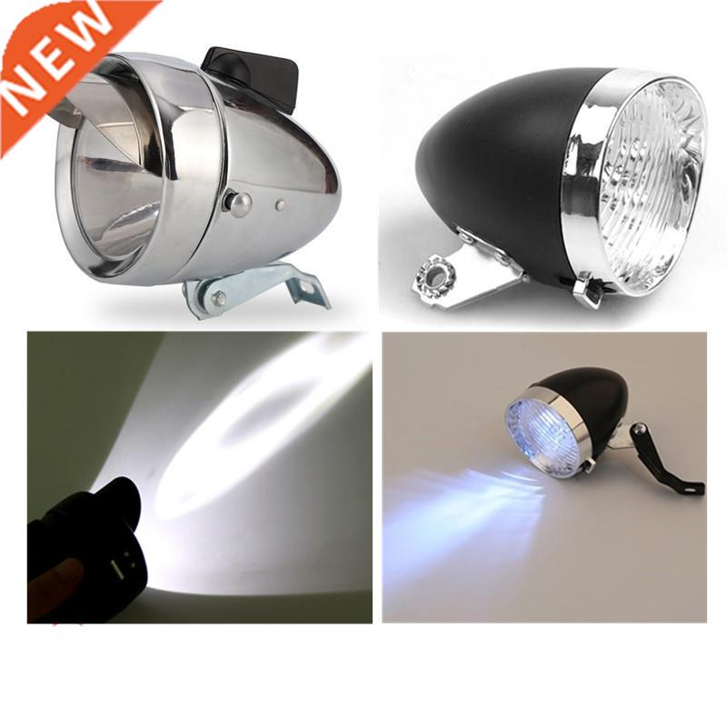 Retro Bike Light 3LED Metal Bicycle Light Front Light Head L