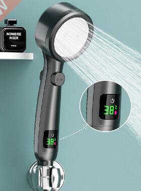38 Degrees Digital Display Shower Head Nozzle Supercharged