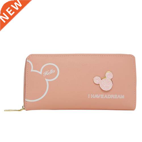 Mickey Mouse Purse Multi compartment card slot pocket cartoo