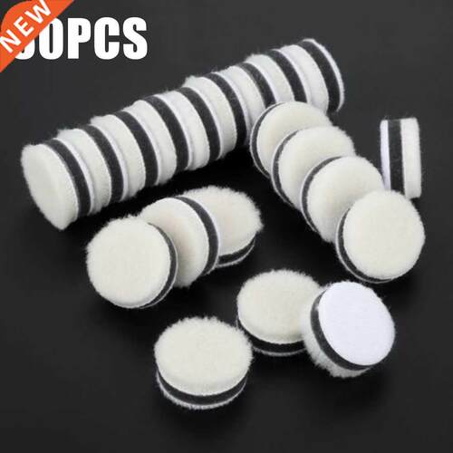 30Pcs 1 Inch Wool Polishing Pads For Car Polisher Or Glass B