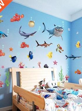 New Finding Nemo Shark Fish Bathroom Mural Wall Sticker