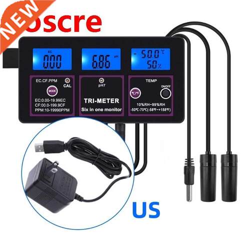 6 in 1 Multi-parameter pH/ ORP/ EC/ CF/ TDS PPM/ Temperature