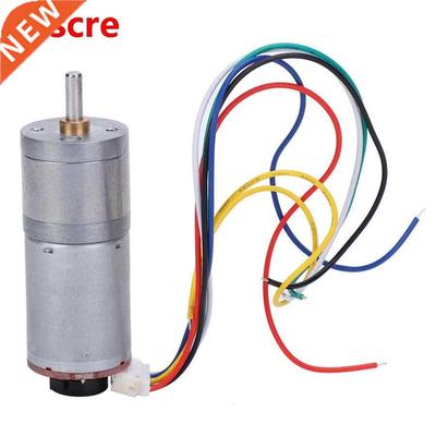 Electric Gear Motor with Speed Encoder Brush DC Motors Reduc