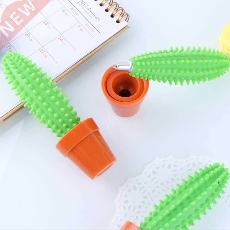 2 Pack Cartoon Cactus Ballpoint Pen Creative D Cactus Style