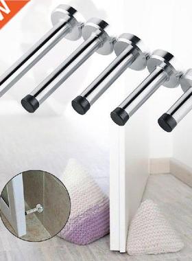 Stainless Steel Rubber Doorstop Non-Punch Wind-Proof Door