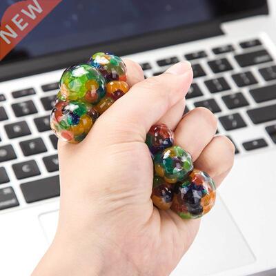 Grape Ball Black Net Funny Toys Antisss Grape Ball Mood Sque