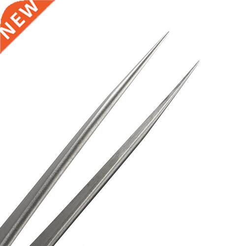 1PC 14mm High Precision Stainless Steel Pointed Tweezers SS-