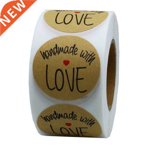 1Inch 100-500pcs Round Kraft Paper 