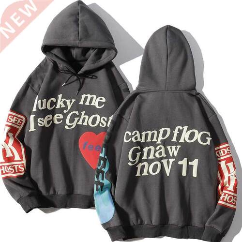 2021 Harajuku Weirdo Graffiti Letter Printed Hoodies Men Luc