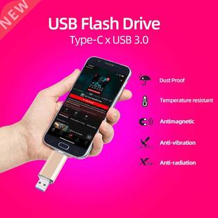 OTG USB Flash Drive Type C Pen Drive 128GB 64GB 32GB USB Sti