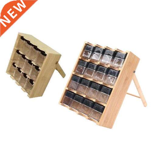 Spice Rack Space Saving Wood Versatile Multi Tier Free