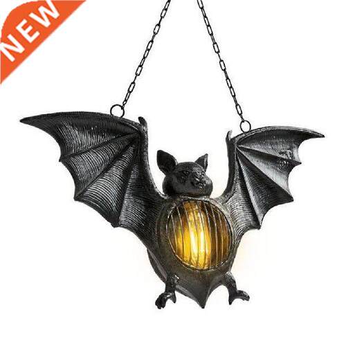 Halloween Horror Bat Pendant LED Lantern Front Door Hanging
