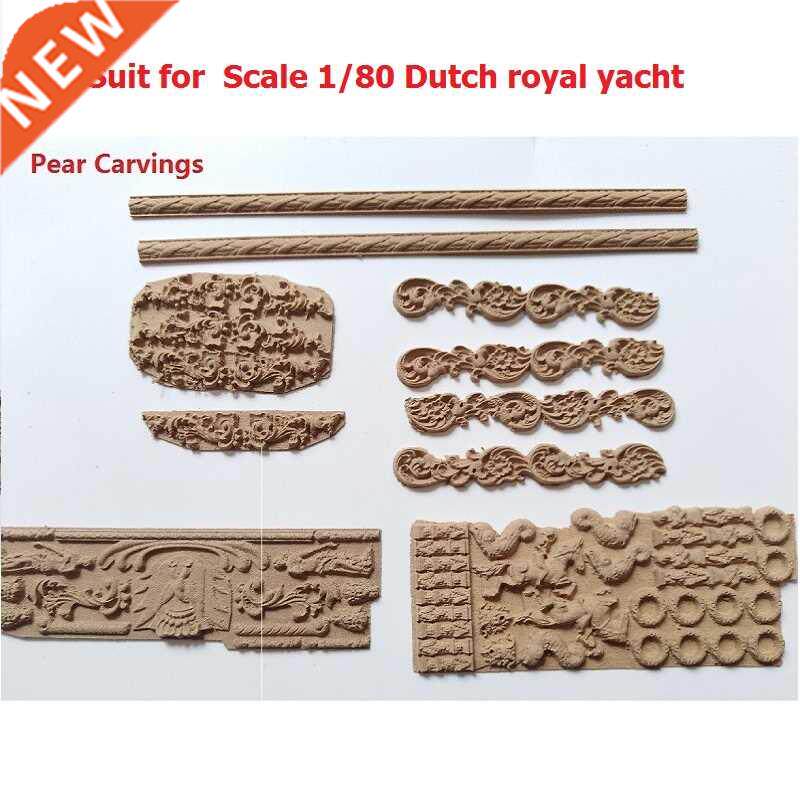 Pear carving decorations Suit for Scale 1/80 Dutch royal ya