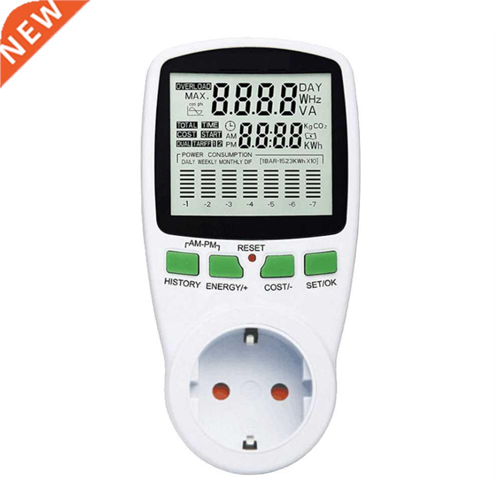 Digital LCD Energy Meter Wattmeter Electricity Voltage Watta