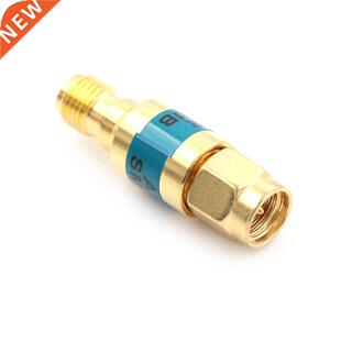 1PCS 30 Mm*8mm Golden Attenuator 2W SMA-JK Male To Female