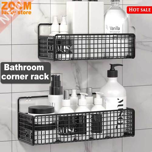 Bathroom corner rack storage Shower racks shelf No punching
