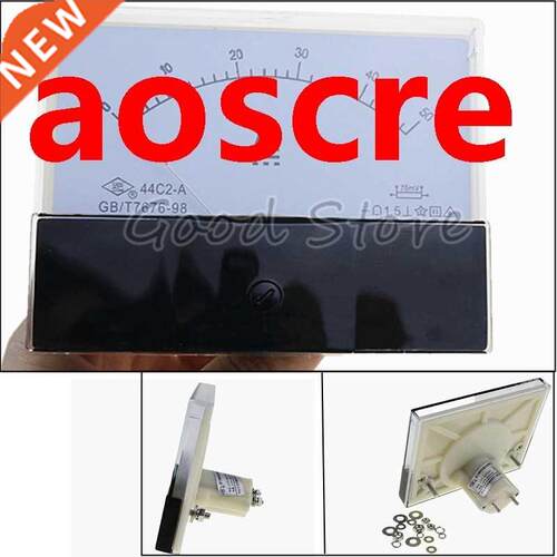 DC 44C2 1A 2A 3A 5A 10A 15A Amperemeter Gauge Analog Panel A