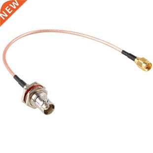 20CM Cable BNC Female Nickel plating Jack Bulkhead To SMA Ma