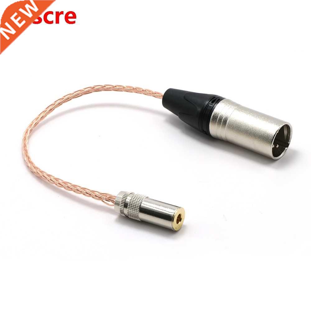 Hight Quality 4Pin Balanced XLR Male to 4.4mm Balanced Femal