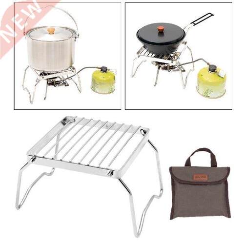 Portable Camping Grill Mini Stainless Steel Campfire