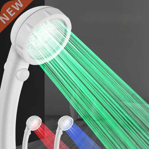 Bathroom LED Showerheads High Pressure Handheld Shower