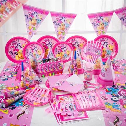 My Little Pony Party Theme Girls Birthday Party Supplies Di
