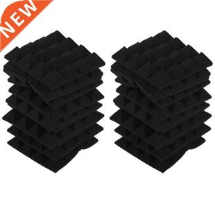 24PCS 250X250X50mm Studio Acoustic Foam Soundproof Absorptio